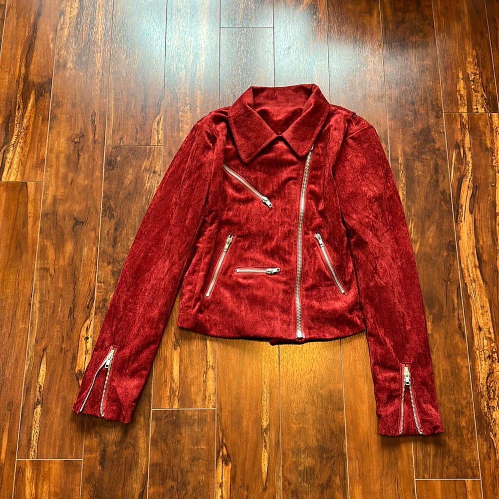 Vici faux suede motorcycle jacket